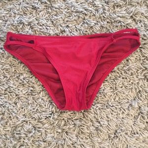 Xhilaration burgundy bikini bottoms
